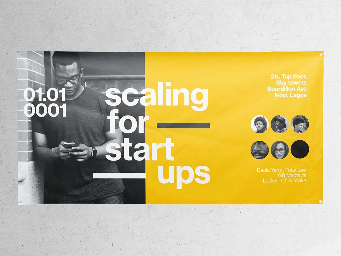 Banners 10ft by 8ft